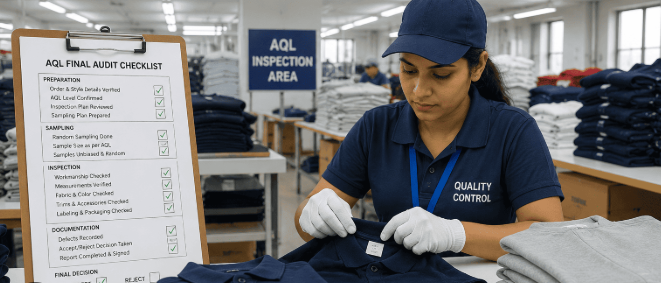 Apparel quality inspection during garment production
