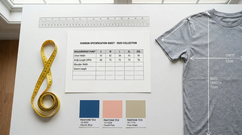 Garment fit approval and measurement review before production