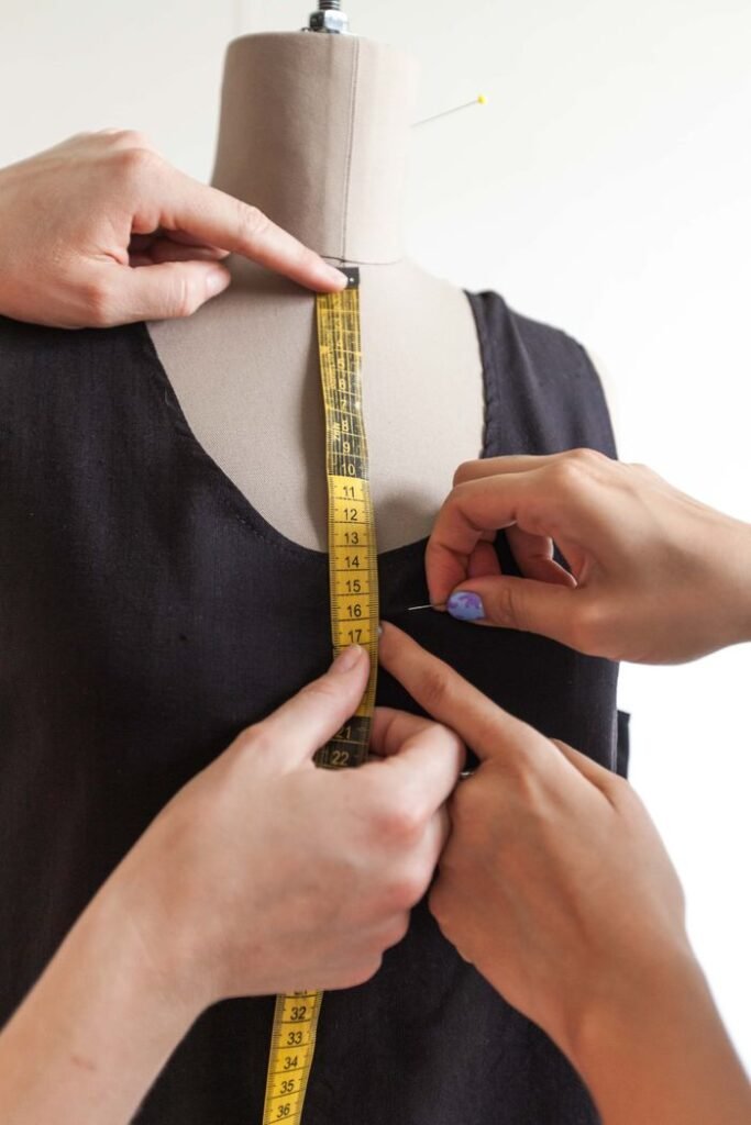 Apparel product development garment measurement and fit evaluation